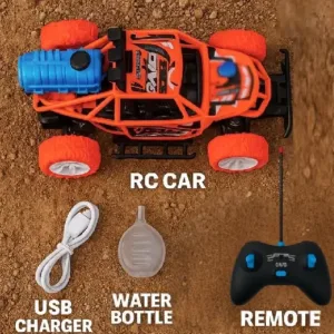 Remote Control Climbing Spray Car for Kids | RC Buggy with Cool Mist Spray Effect, USB Rechargeable Battery & All-Terrain Wheels