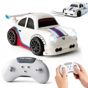 Mini RC Drift Car with Sensor Follow & Escape Mode – Remote Control Stunt Car with Lights (Multicolor)