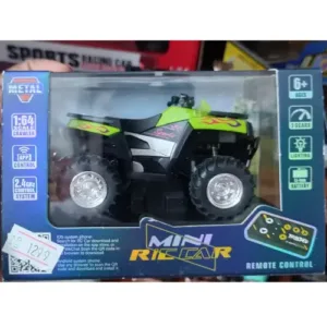 Mini RC Car 1:64 Scale Off-Road Truck with 2.4GHz Remote Control | USB Rechargeable Micro RC Vehicle with LED Lights for Kids